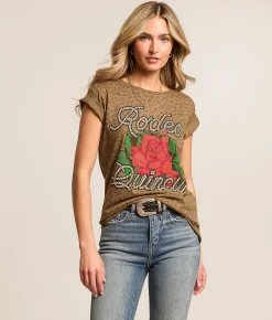 Tops | Rodeo Quincy Rope T-Shirt Cheetah