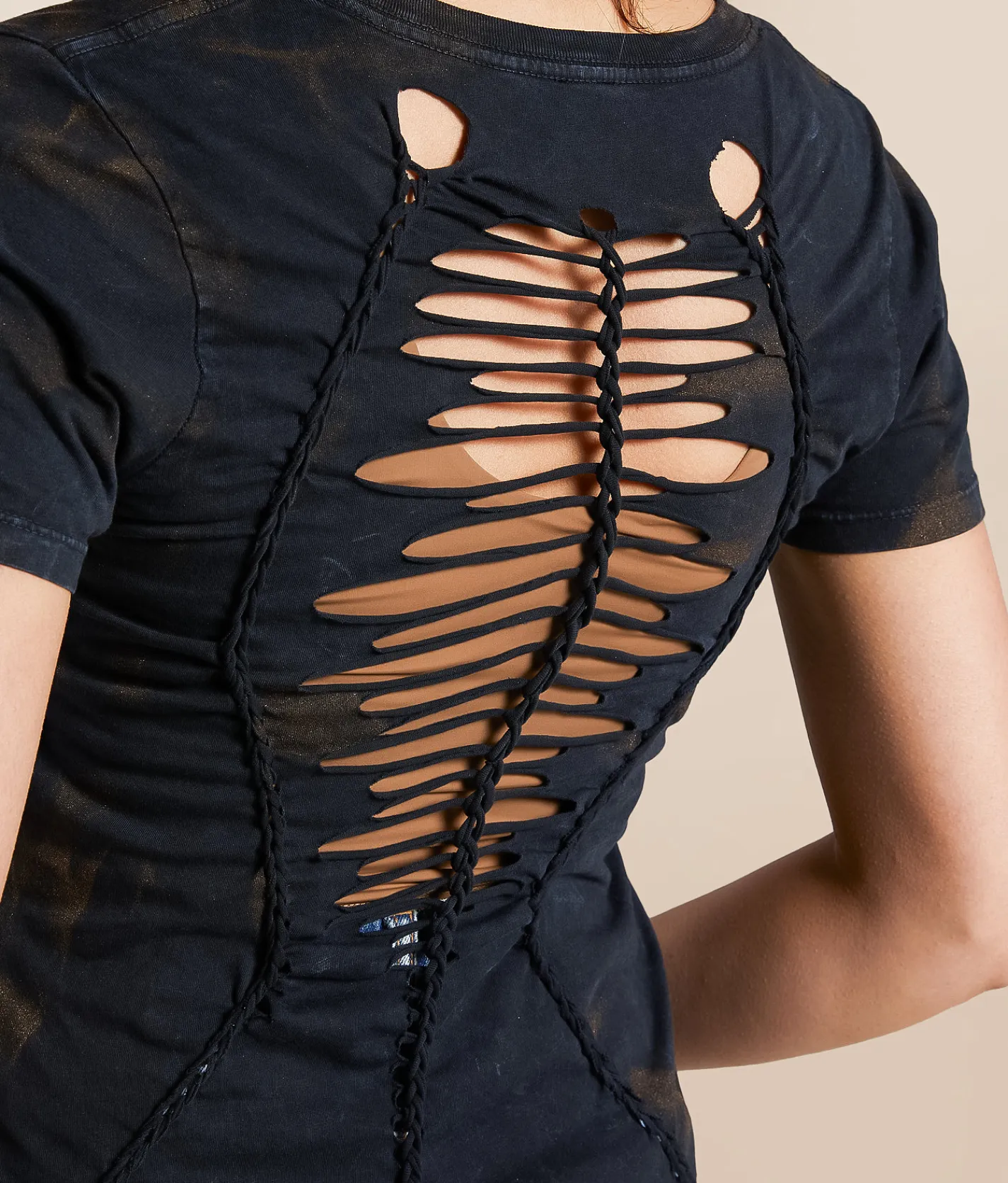 Tops | Affliction Chemawa Heights T-Shirt Black Lava Metallic Spray