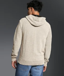 Outpost Makers Chenille Hooded Sweater Light Brown