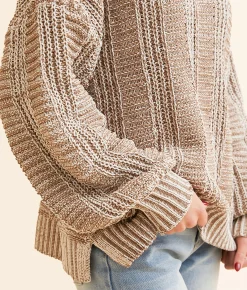 Tops | New In Chenille Sweater Mauve