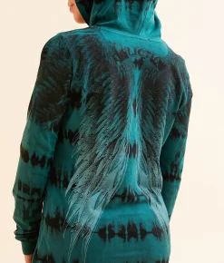 Tops | Affliction Cherielle Hoodie Flux Wash