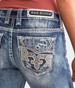 Rock Revival Cheska Easy Stretch Capri Jean Cheska EC200 Sale