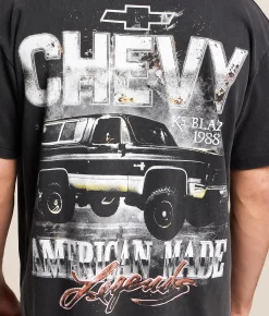 ID Supply Co. Chevrolet Blazer Legends T-Shirt Washed Black Best