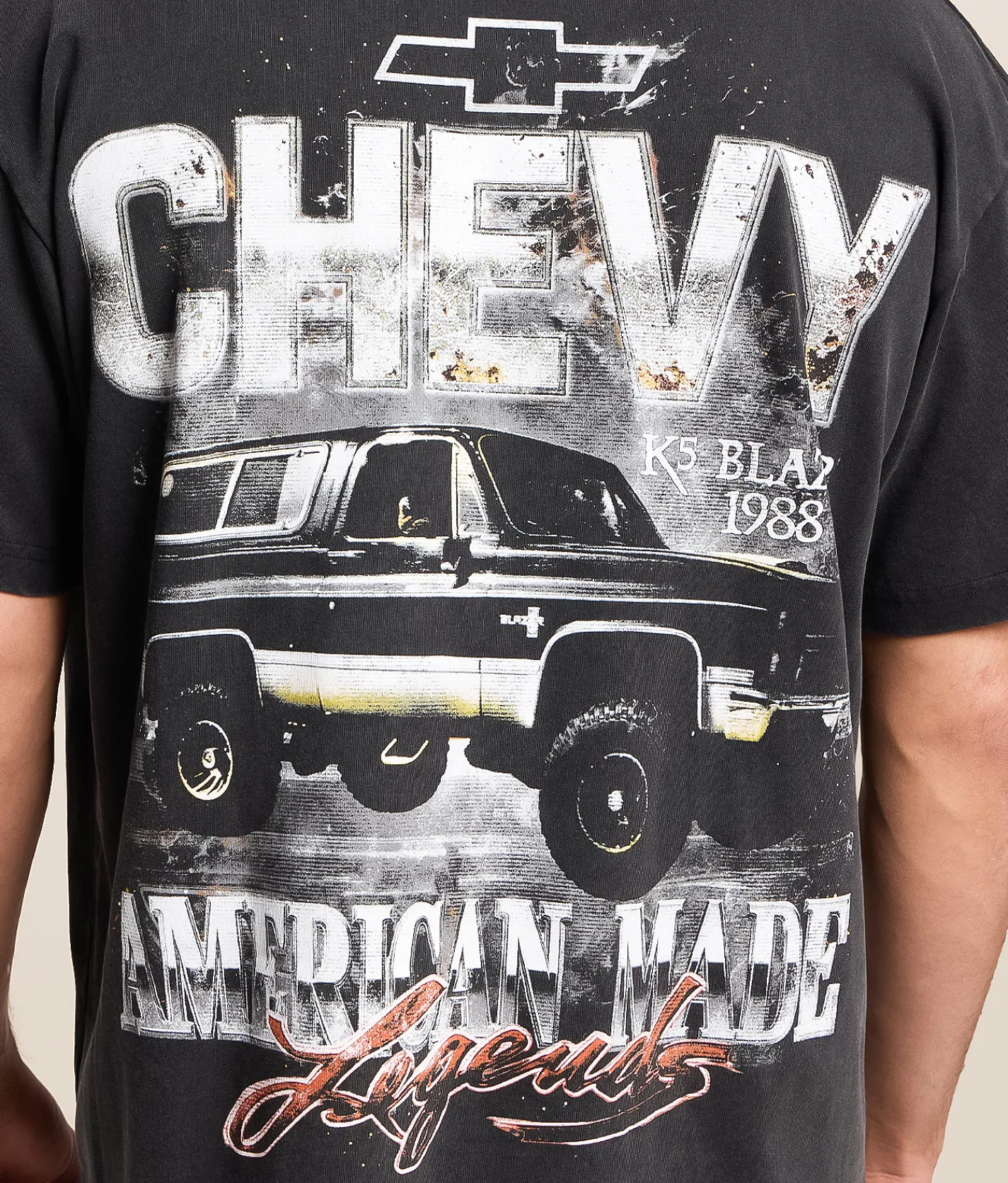 ID Supply Co. Chevrolet Blazer Legends T-Shirt Washed Black Best