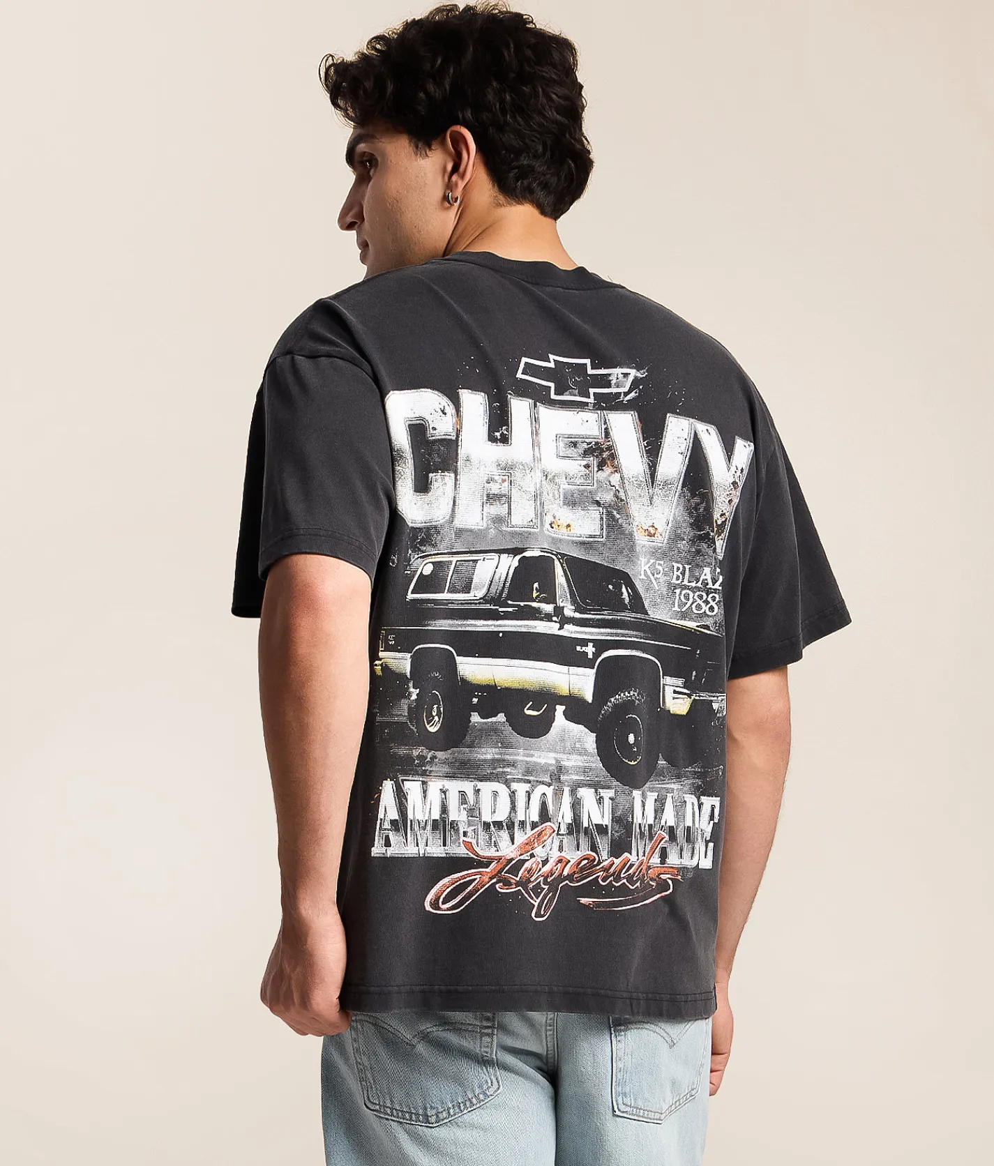 ID Supply Co. Chevrolet Blazer Legends T-Shirt Washed Black Best