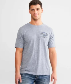 Graphic T-Shirts|Activewear | RVCA Chevron Sport T-Shirt Black Heather Sport