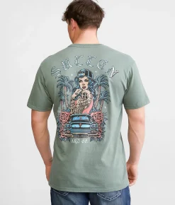 Sullen 58 Chevy T-Shirt Dark Forest New