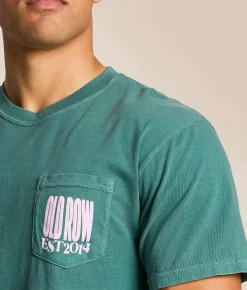 Tops|Graphic T-Shirts | Old Row Chicks T-Shirt Emerald
