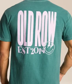 Tops|Graphic T-Shirts | Old Row Chicks T-Shirt Emerald