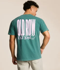 Tops|Graphic T-Shirts | Old Row Chicks T-Shirt Emerald