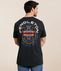 Pendleton Chief Joseph Horseshoe T-Shirt Vintage Black