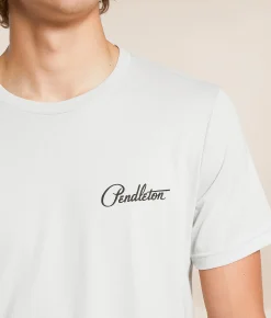 Tops|Graphic T-Shirts | Pendleton Chief Joseph Horseshoe T-Shirt Silver