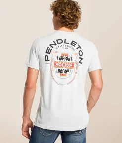 Tops|Graphic T-Shirts | Pendleton Chief Joseph Horseshoe T-Shirt Silver