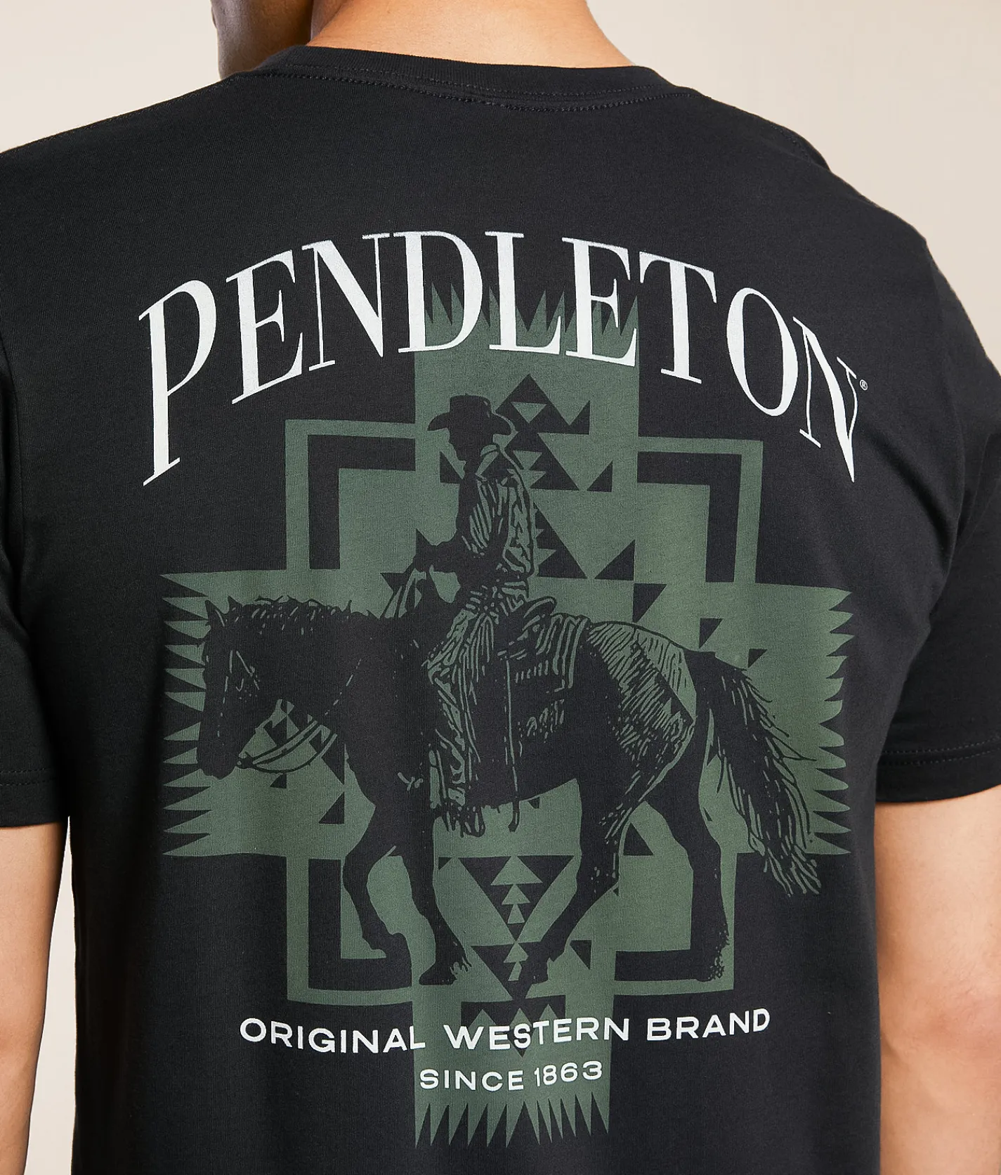 Graphic T-Shirts | Pendleton Chief Joseph Horse T-Shirt Vintage Black