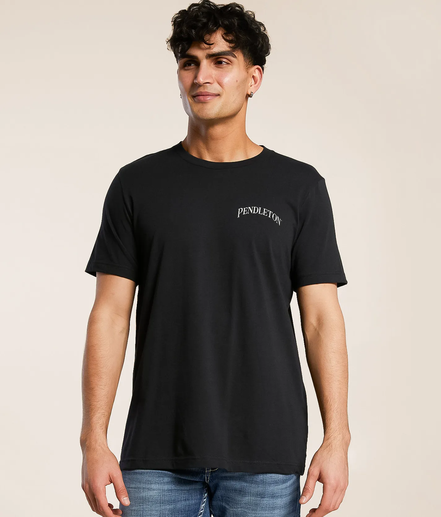 Pendleton Chief Joseph Horse T-Shirt Vintage Black