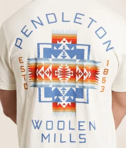 Pendleton Chief Joseph Rosewood T-Shirt Vintage White Clearance