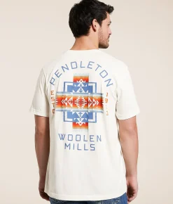 Pendleton Chief Joseph Rosewood T-Shirt Vintage White Clearance
