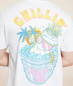 Graphic T-Shirts | Pardy Time Chillin' T-Shirt White