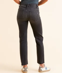 HIDDEN Chloe Cropped Straight Stretch Jean Charcoal Sale