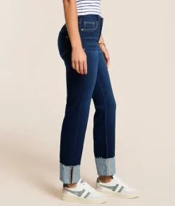 Jeans|Bottoms | HIDDEN Chloe Cropped Straight Stretch Cuffed Jean San Clemente