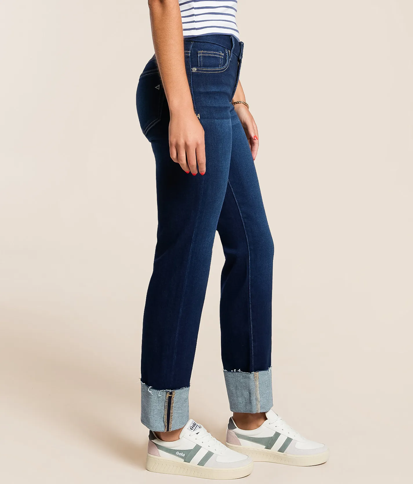 Jeans|Bottoms | HIDDEN Chloe Cropped Straight Stretch Cuffed Jean San Clemente