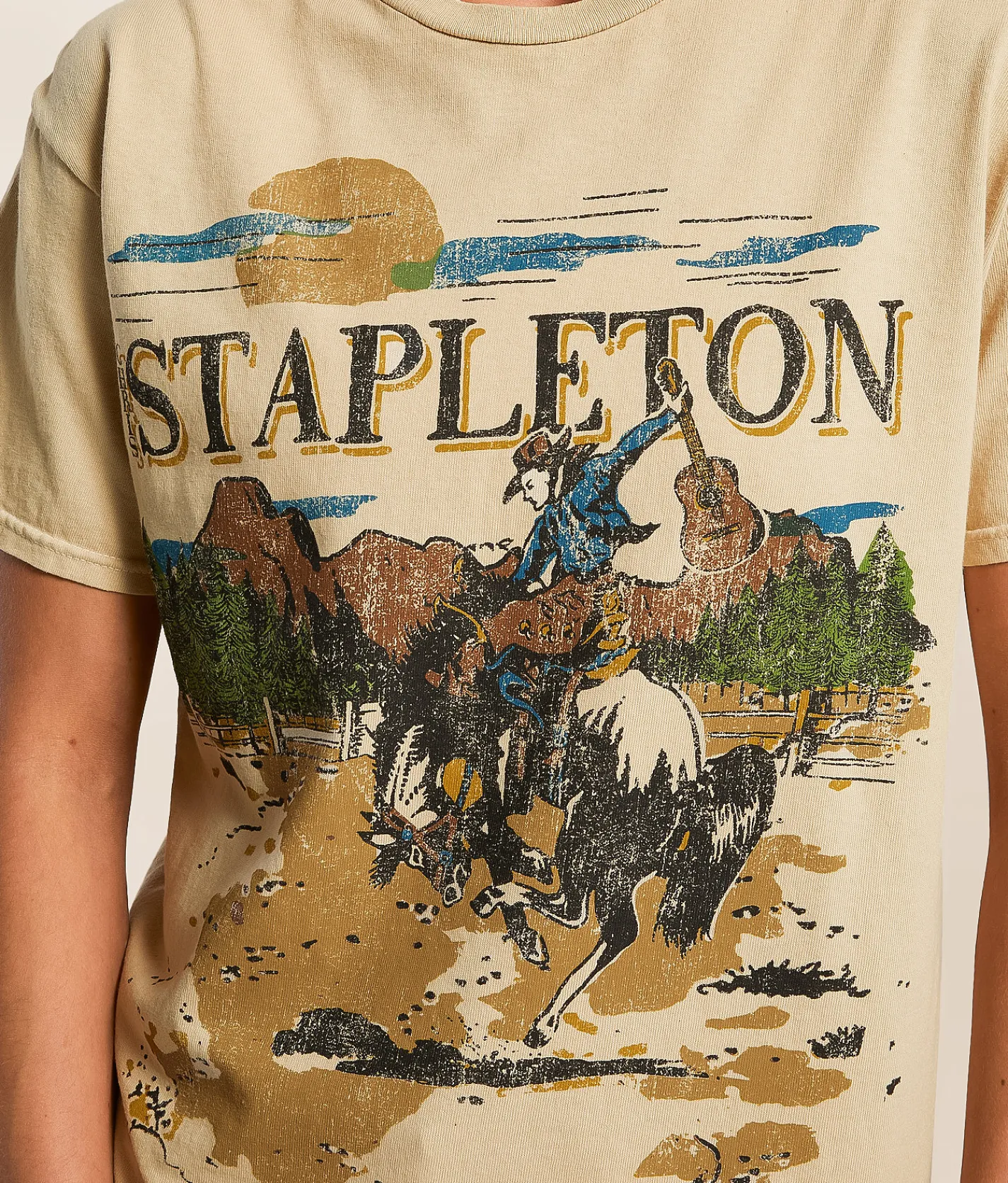 Tops | Merch Traffic Chris Stapleton Band T-Shirt Mojave Desert