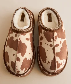 Shoes | Very G Christy Cow Slipper Cream Tan