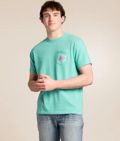Old Row Chrome Circle T-Shirt Chalky Mint Hot