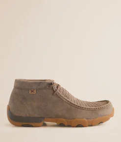 Shoes | Twisted X® Chukka Driving Leather Moccasin Bomber and Tan
