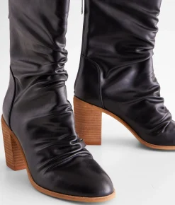 Beast Fashion Ciena Slouchy Boot Black