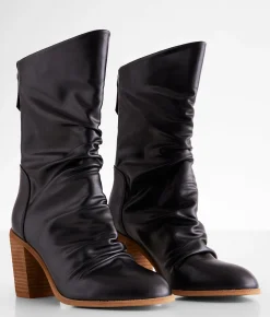 Beast Fashion Ciena Slouchy Boot Black
