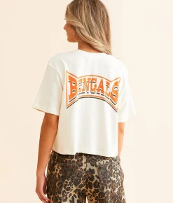 Tops | Junkfood Cincinnati Cropped T-Shirt Bengals