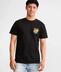 Sullen Cinco De Tequila T-Shirt Jet Black Clearance
