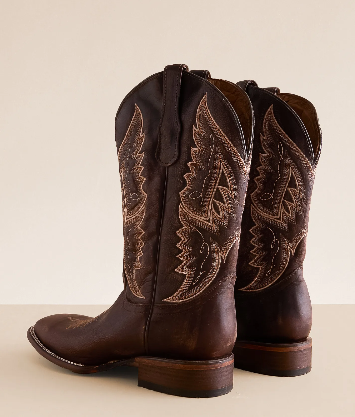 Circle G by Corral Embroidered Leather Cowboy Boot Chocolate Online
