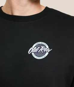 Old Row Circle Logo Pullover Black Discount