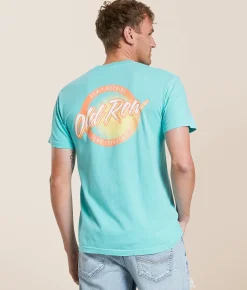Old Row Circle Logo T-Shirt Chalky Mint Discount