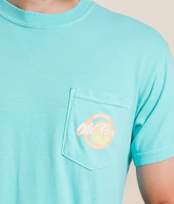 Old Row Circle Logo T-Shirt Chalky Mint Discount