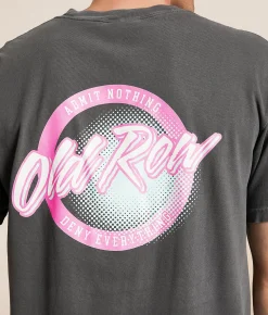 Tops|Graphic T-Shirts | Old Row Circle Logo T-Shirt Pepper