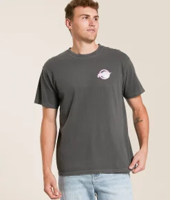 Tops|Graphic T-Shirts | Old Row Circle Logo T-Shirt Pepper