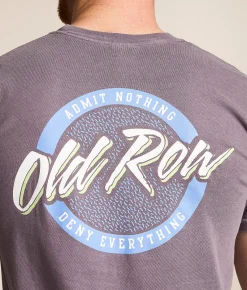 Old Row Circle Logo T-Shirt Berry Best