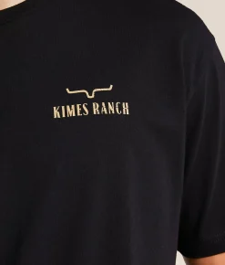 Kimes Ranch Circle Stamp T-Shirt Black New