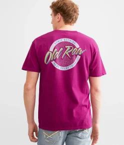 Graphic T-Shirts | Old Row Circle T-Shirt Boysenberry