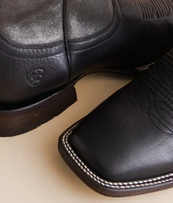 Shoes | Ariat Circuit Patriot Leather Cowboy Boot Black Night Gun Metal
