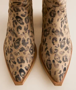 Mi.iM Claire Print Western Ankle Boot Leopard Best