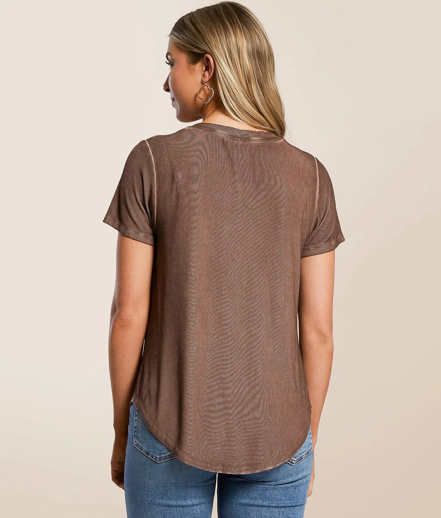 White Crow Clare Lace-Up Top Peppercorn Discount