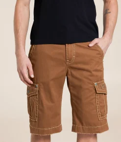 Rock Revival Classic Cargo Short Brown Sale