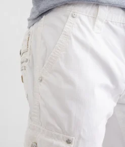 Rock Revival Classic Cargo Short White Discount