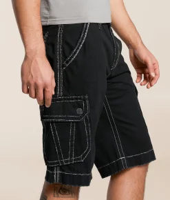 Bottoms|Shorts | Rock Revival Classic Cargo Short Black