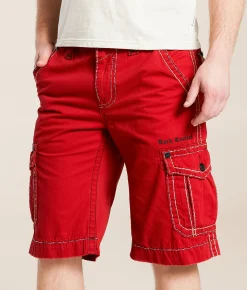 Bottoms|Shorts | Rock Revival Classic Cargo Short Red