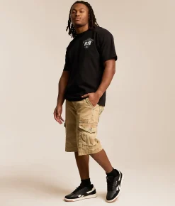 Rock Revival Classic Cargo Stretch Short Khaki Discount